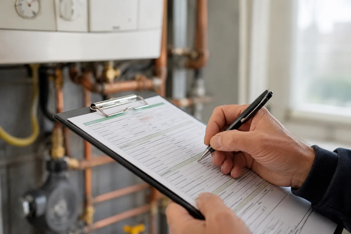 Audit énergétique gratuit : ce que personne ne vous dit vraiment Gros plan sur un rapport d'audit énergétique posé sur une table, stylo et calculatrice à côté